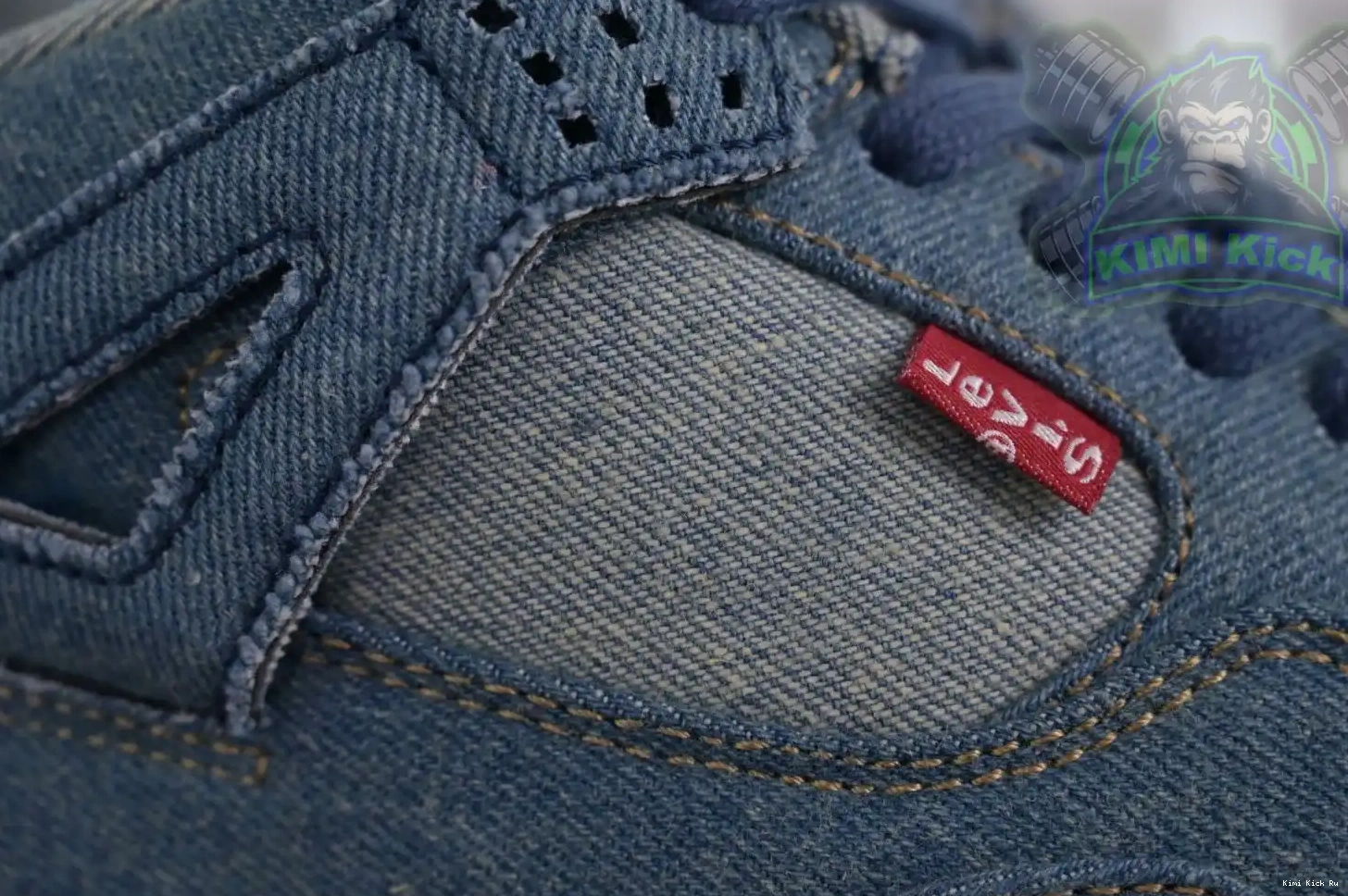 Air 4 Kimikick levis retro Jordan Jordan denim 0730